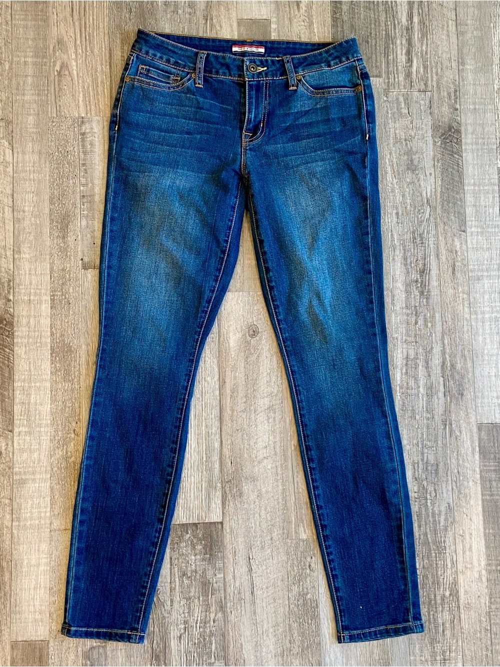 Women's Tommy Hilfiger Jeans Size 2 Regular Logo Circa 2014 EUC